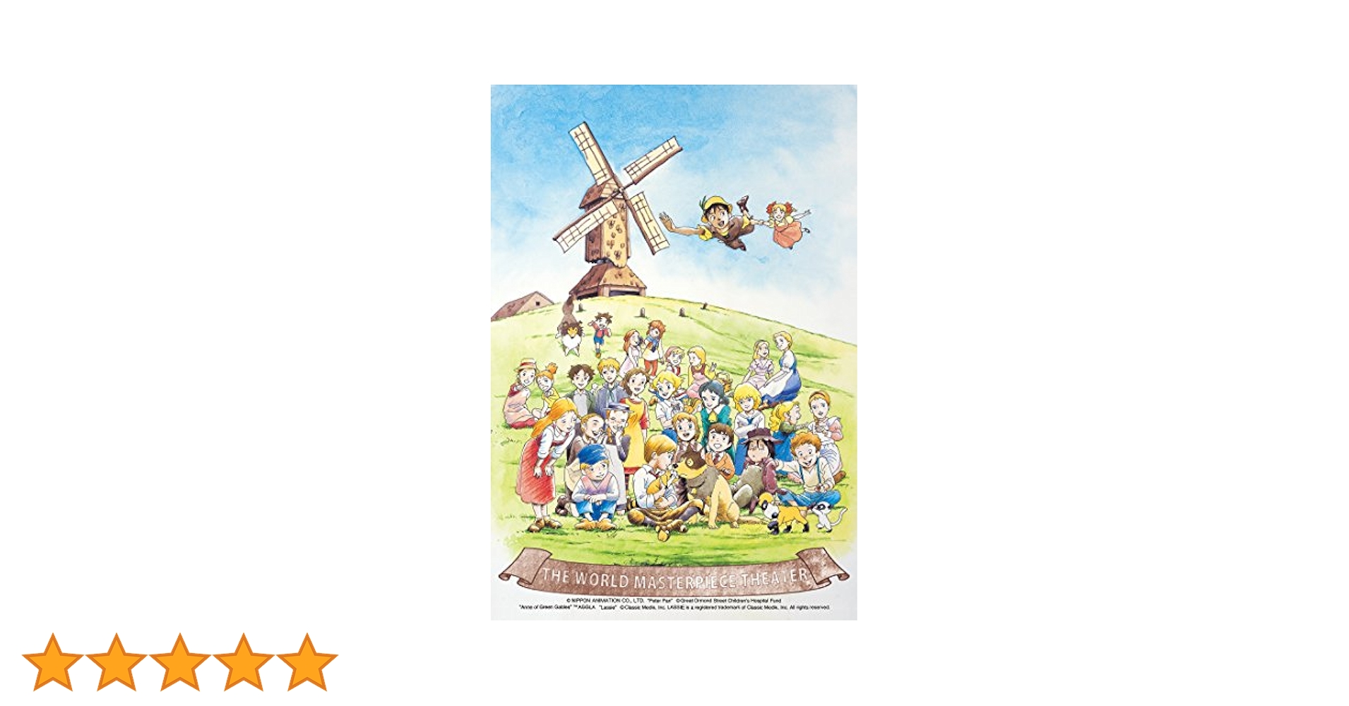 世界名作劇場大集合！★新品未使用品ジグソーパズル★パノラマビュー送料無料 Amazon.co.jp: 300ピース ジグソーパズル 世界名作劇場 風を感じ